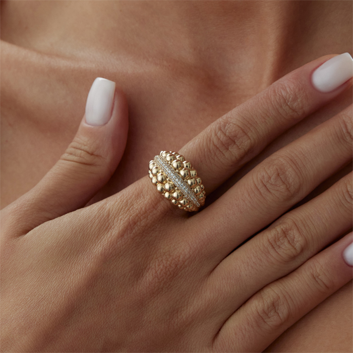 Bubble Stone Yüzük - Mazi (1)