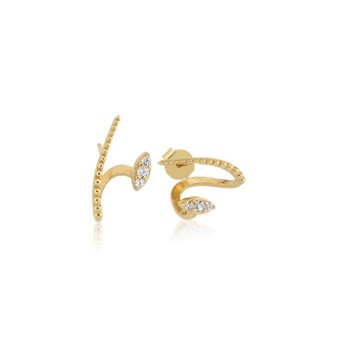 Bubbles Eye Taşlı Küpe - 3