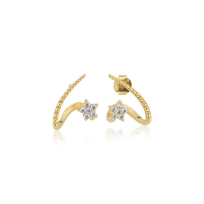 Bubbles Star Taşlı Küpe - 3