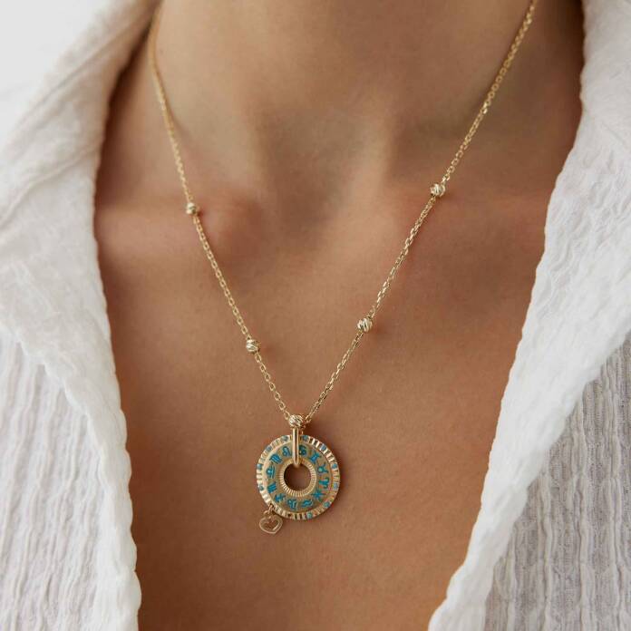 Burç İşleme Kolye - 1