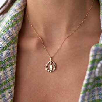 Burgu Çerçeve Kolye - Koçak