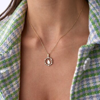 Burgu Çerçeve Kolye - Koçak (1)