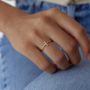 Burgu Çubuk Yüzük - Rayna