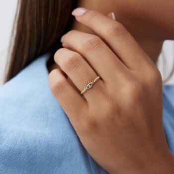 Burgu Kirpik Yüzük - Özer