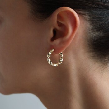 Burgu Sarmal Küpe - Reha