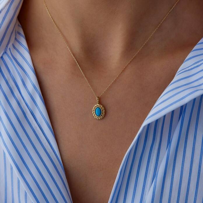 Burgulu Firuze Kolye - 1