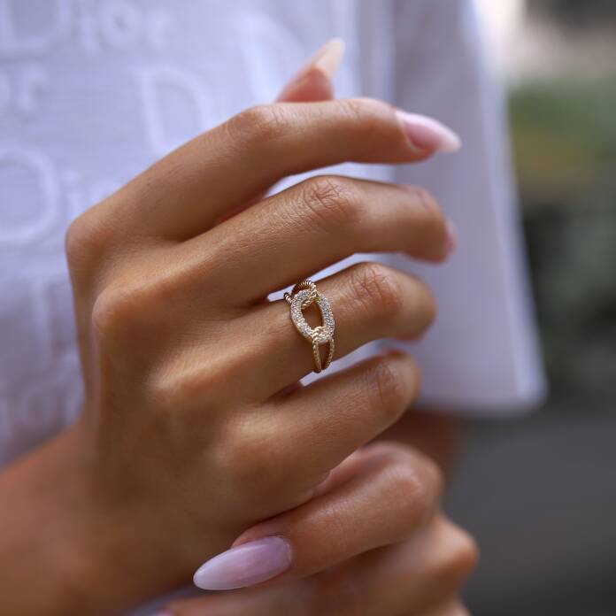 Burgulu Taşlı Yüzük - 1