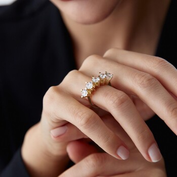 Büyük Beştaş Yüzük - Oragold Orhan (1)