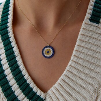 Büyük Nazar Kolye - Özçelik