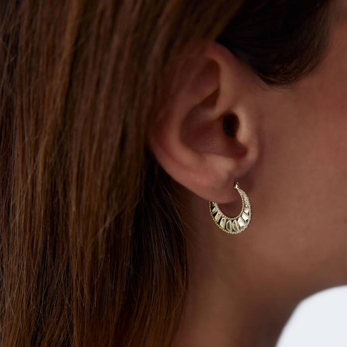 Çark Halka Küpe - 1