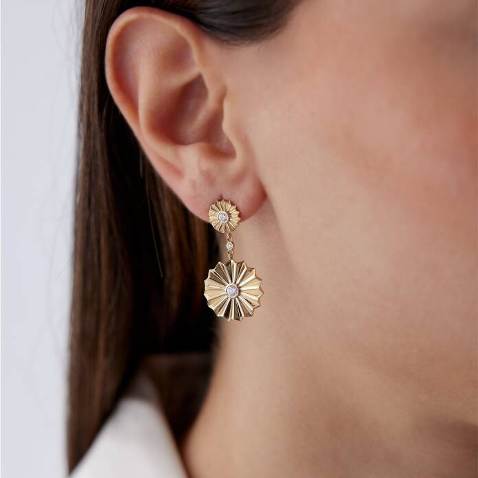 Çark Sallantı Küpe - 1