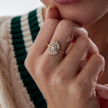 Carnevale Taşlı Yüzük - Rayna