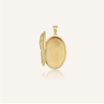 Cecilia Mat Kapaklı Kolye Ucu - Koçak (1)