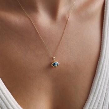 Çekik Göz Kolye - Özçelik