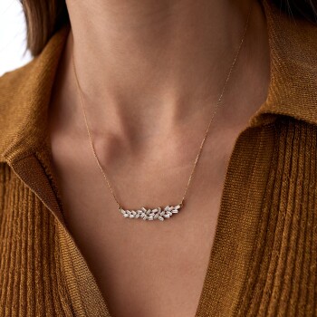 Çelenk Baget Kolye - Nüans (1)