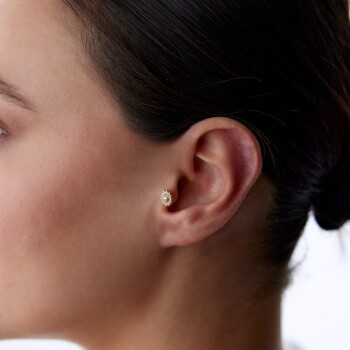 Çemberimde Kalp Tragus Piercing - 3