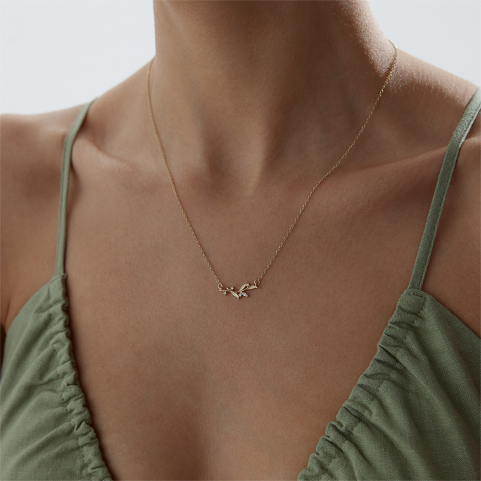 Cherry Branch Kolye - Rayna (1)