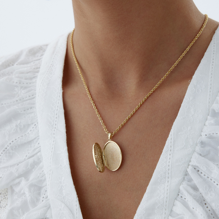 Çiçek Buketi Kapaklı Kolye - 3