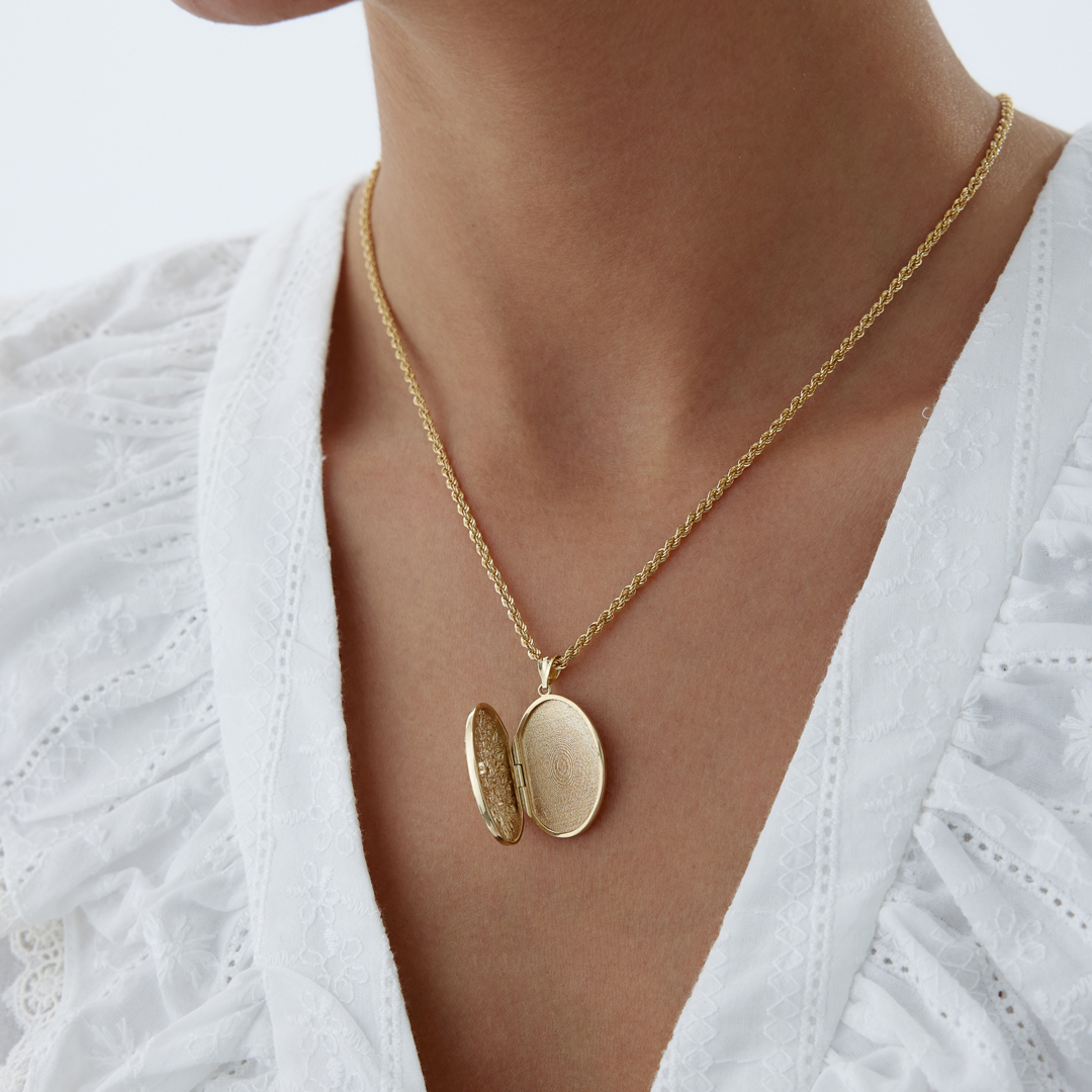 Çiçek Buketi Kapaklı Kolye - 3