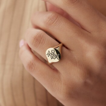 Çiçekli Şovalye Yüzük - Özer (1)