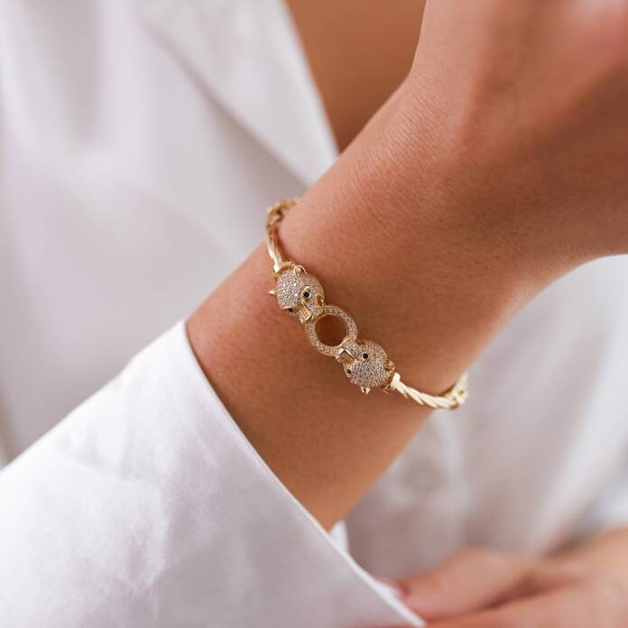 Çift Başlı Burgu Kaplan Kelepçe - 1