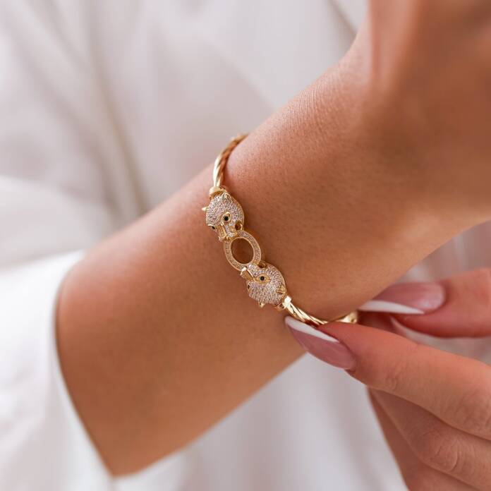 Çift Başlı Burgu Kaplan Kelepçe - 2