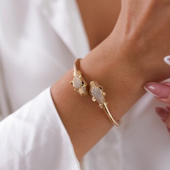 Çift Başlı Çapraz Yılan Kelepçe - Dilmener