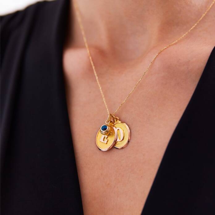 Çift Harf Kolye - 1