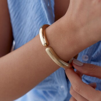 Çift Motifli Kavuşamayan Kelepçe - Mamuş (1)