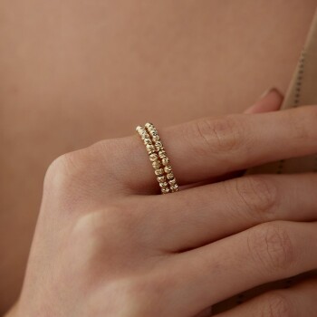 Çift Sıra Doricalı Yüzük - Mazal (1)