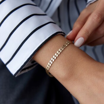 Çift Sıra Pullu Bileklik - Özer