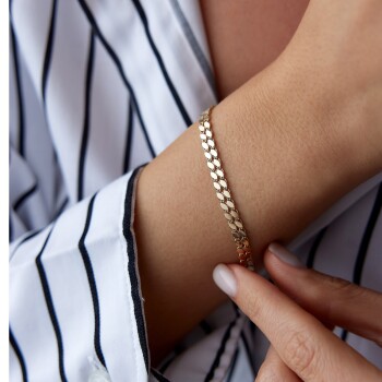 Çift Sıra Pullu Bileklik - Özer (1)