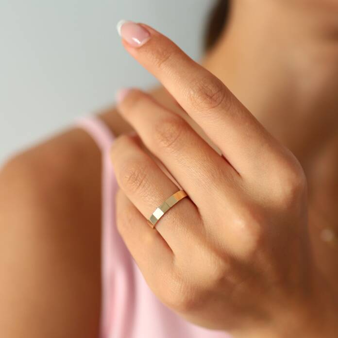 Çikolata Faset Yüzük - 1