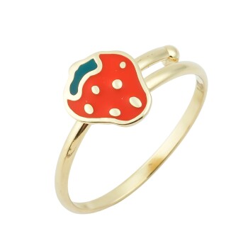 Çilek Çocuk Yüzüğü - Melike