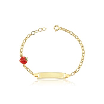 Çilek Doç Zincir Çocuk Künyesi - Melike