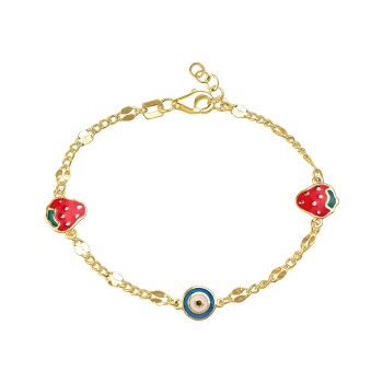 Çilekli Çocuk Bilekliği - Melike