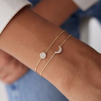 Circle Ay İkili Bileklik - Rayna