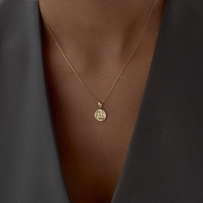 Circle Bloom Kolye - Alen (1)