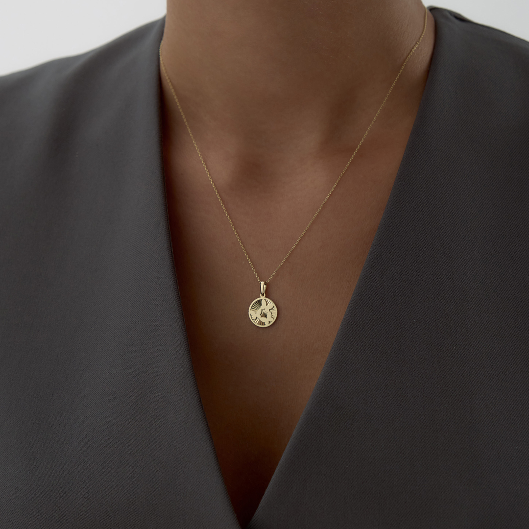 Circle Butterfly Kolye - 1