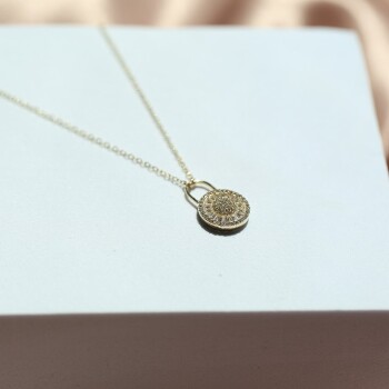 Circle Kilit Bagetli Kolye - Alen (1)