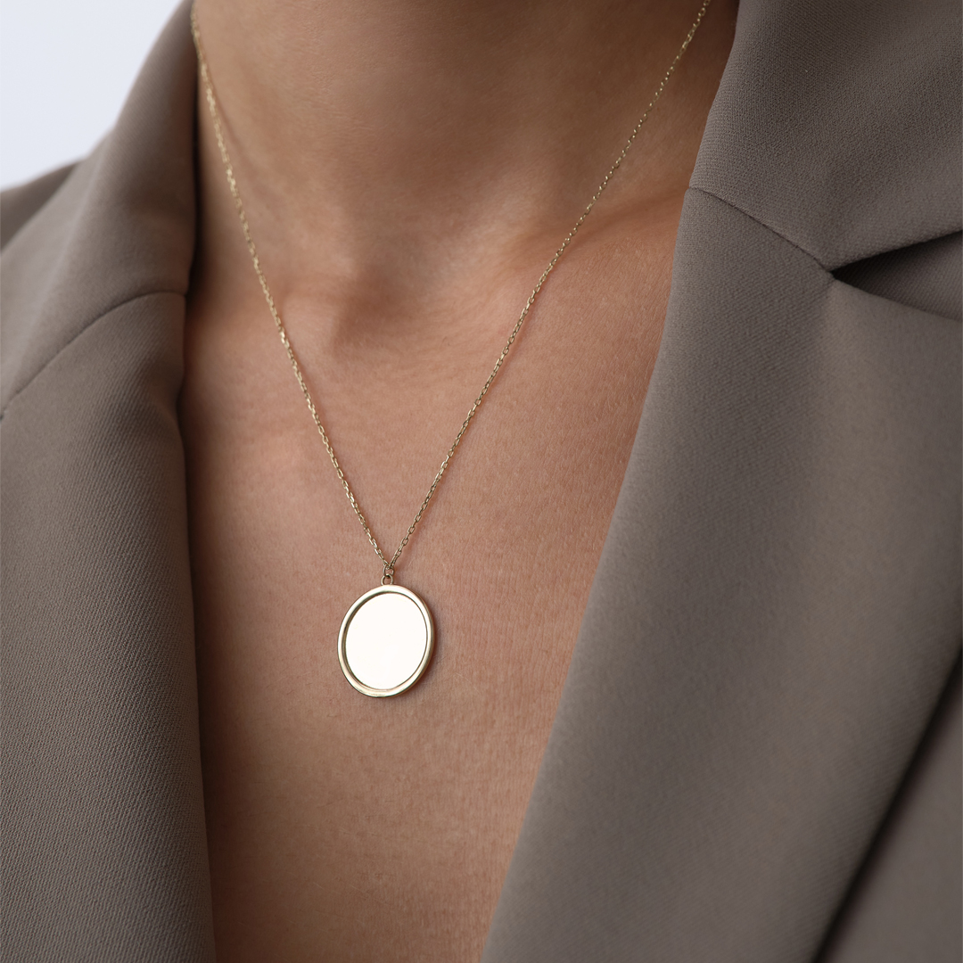 Circle Plaka Kolye - 2