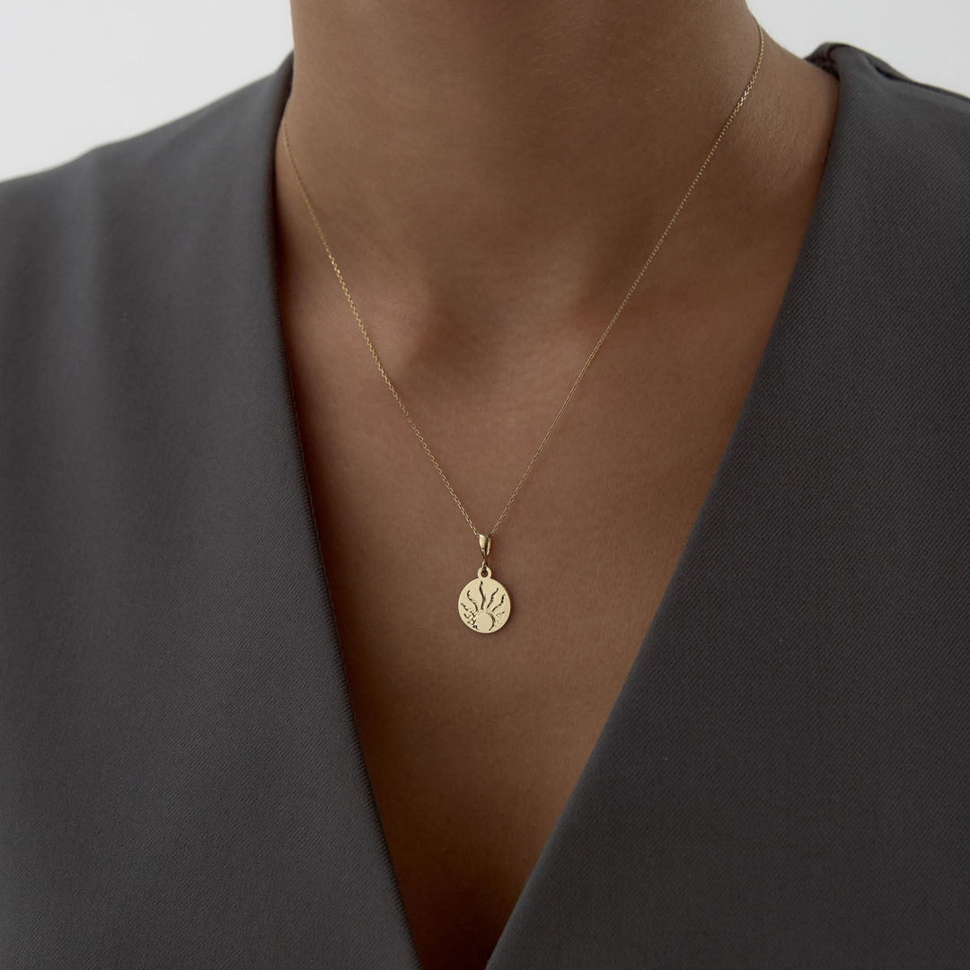 Circle Sun Charm - 1