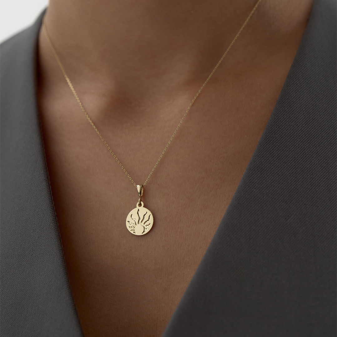 Circle Sun Charm - 2