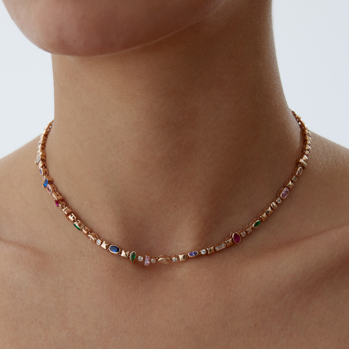 Colorfull Stone Kolye - Alen