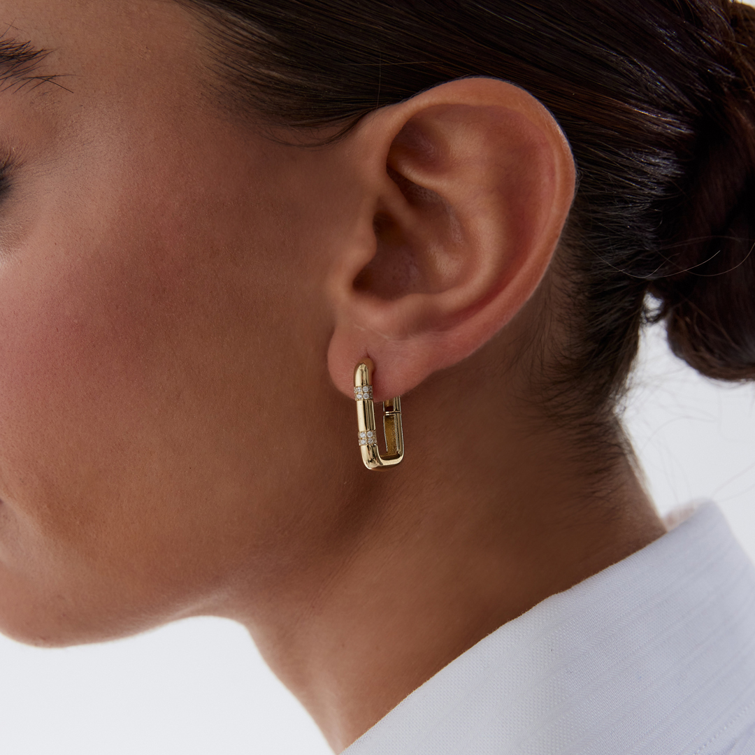 Couple Stone Ataç Küpe - 1