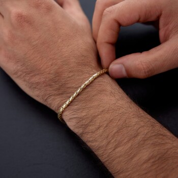 Crocodile Erkek Bileklik - Tuana (1)