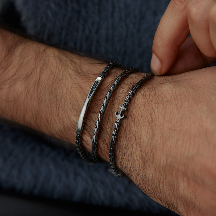 Crocodile Koyu Erkek Bileklik - 6