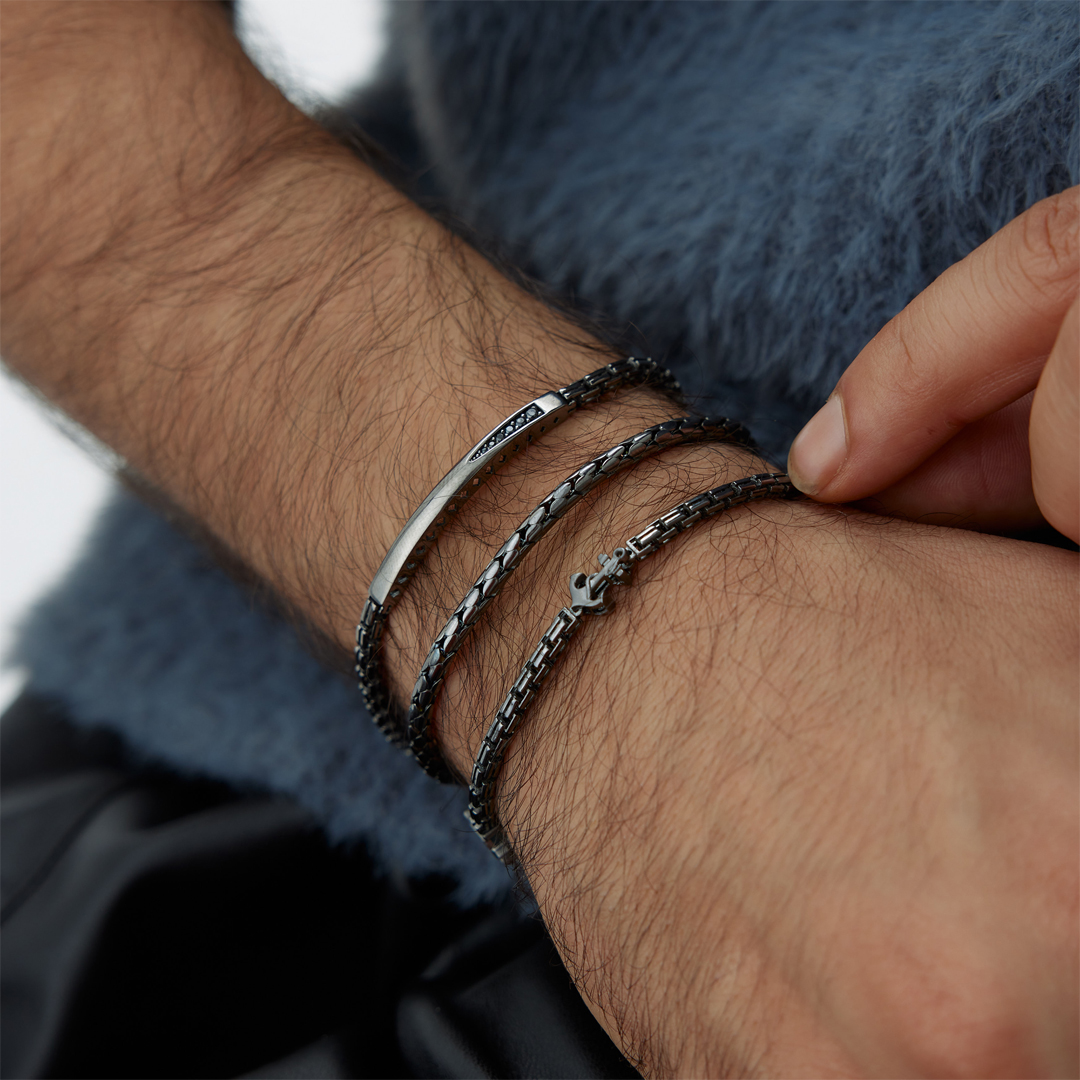 Crocodile Koyu Erkek Bileklik - 5