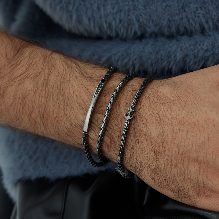 Crocodile Koyu Erkek Bileklik - 4