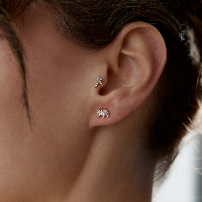 Crownlight Vidalı Küpe - 1